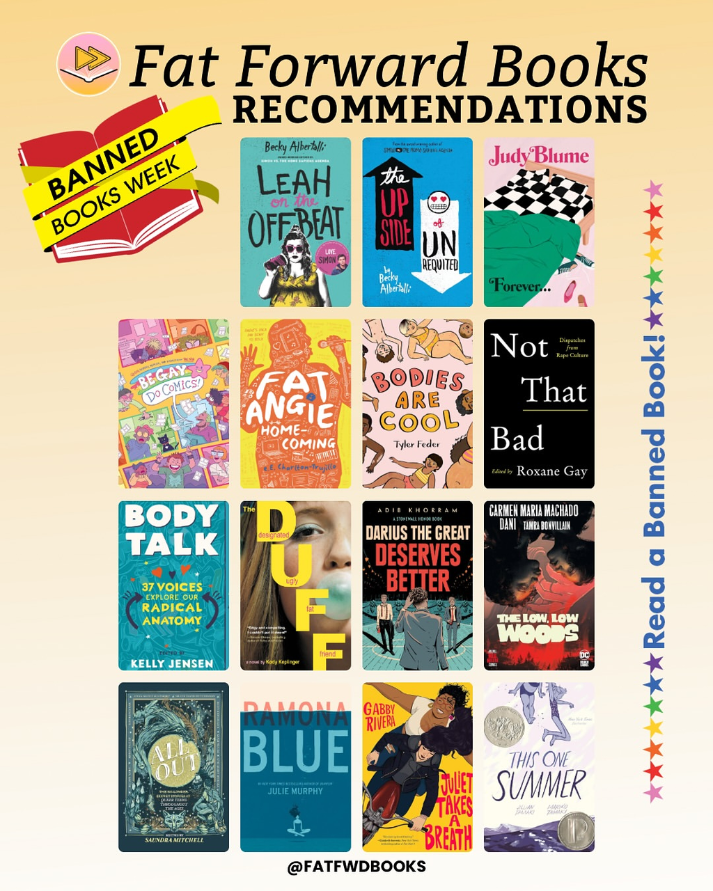Fat Forward Books: Banned Books Week Recommendations