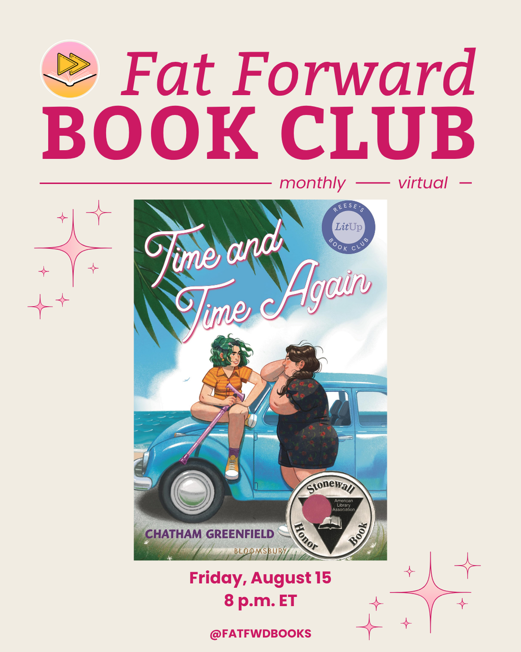 ✨ Our Fat Forward Book Club August Pick ✨