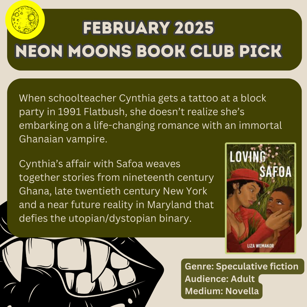 February Book Club Pick: Loving Safoa by Liza Wemakor and Other Housekeeping Notes