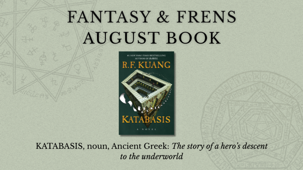 Fantasy & Frens September book Announcement!