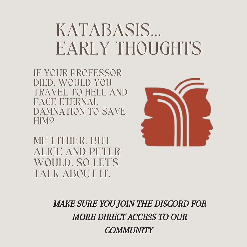 I FINISHED KATABASIS! We need to talk...