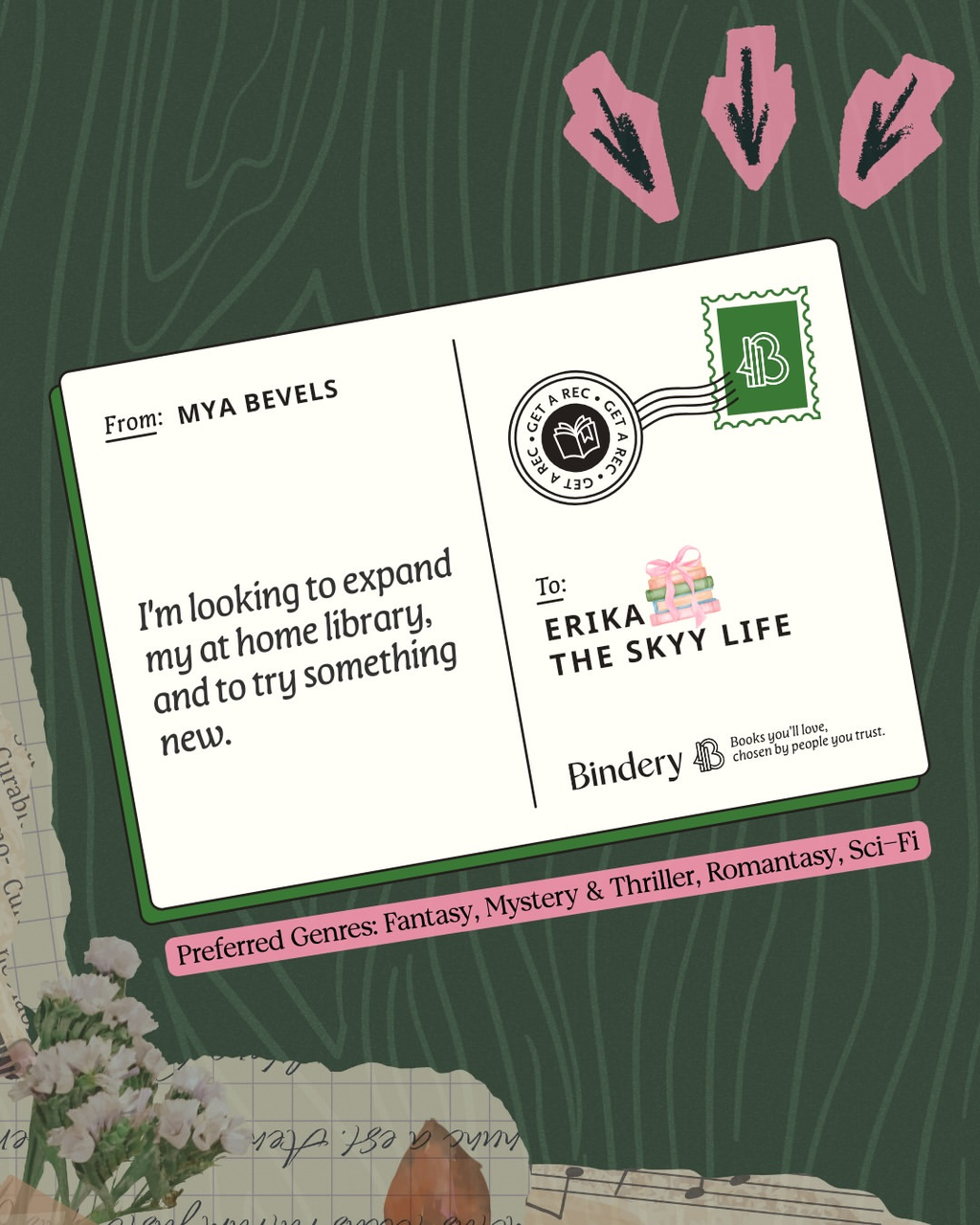 Did you know you can request a book recommendation from me?? 👀