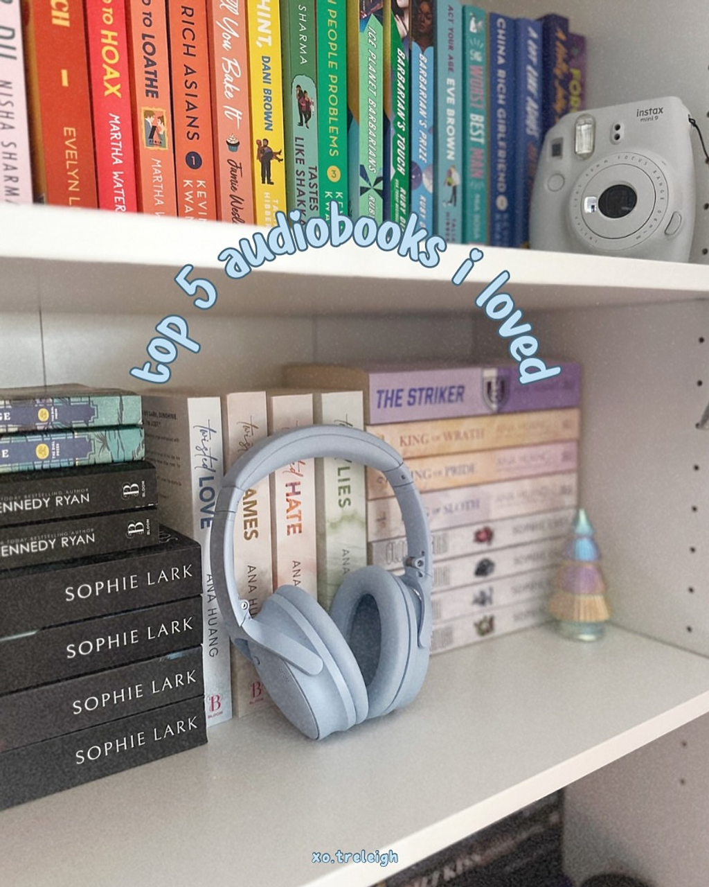 She’s in her audiobook era! 😌