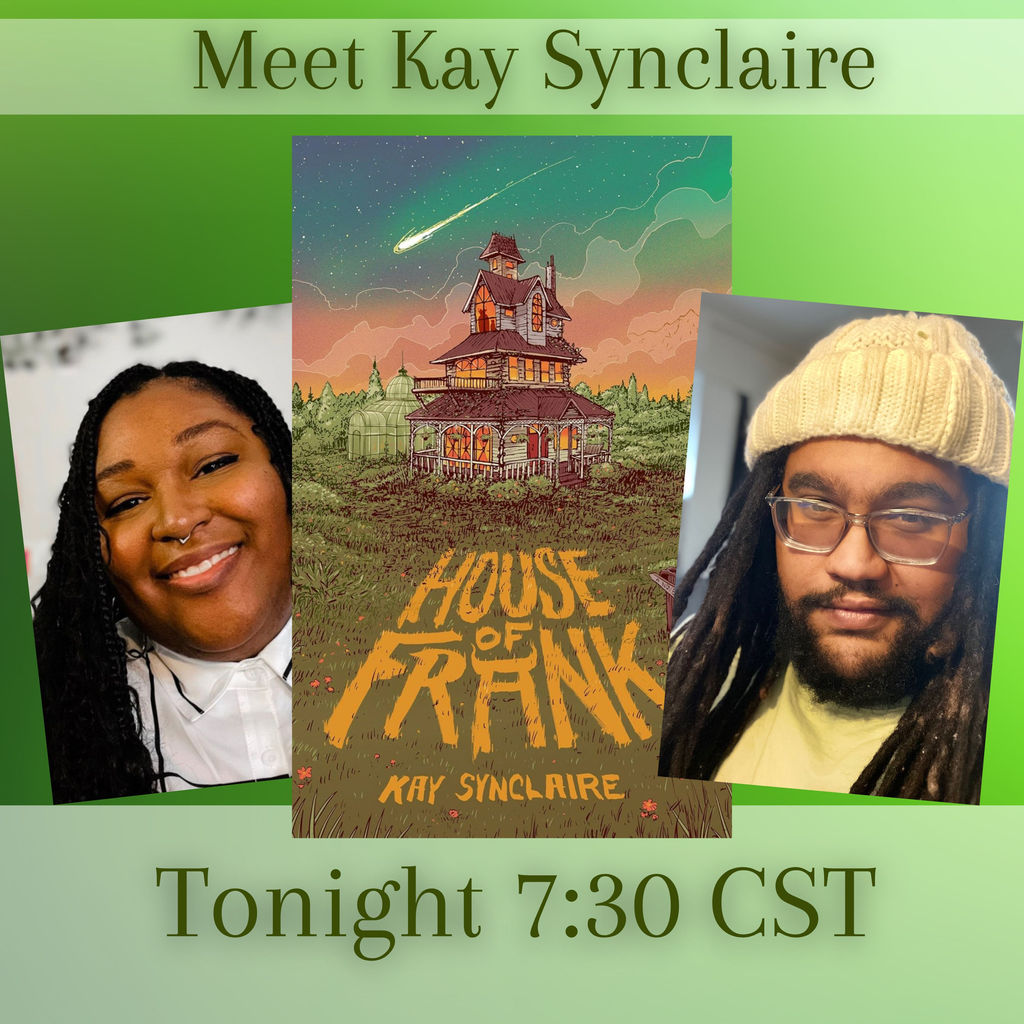 Meet Kay Synclaire TONIGHT at 7:30 PM CST!