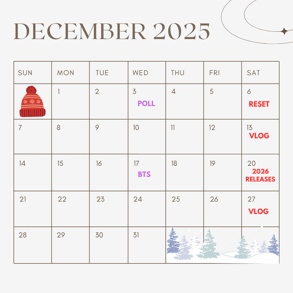 December Hopefuls & Content Calendar 