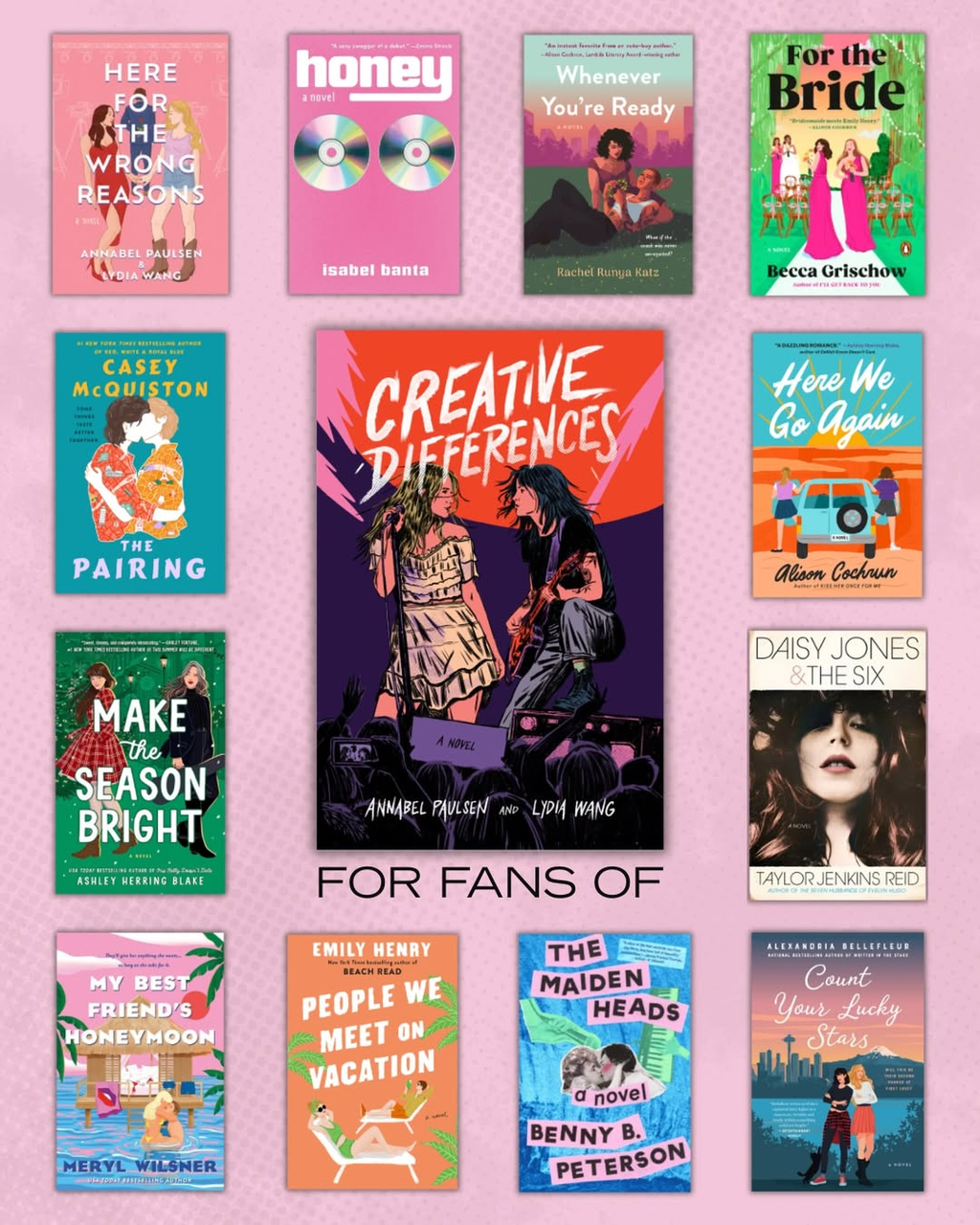 CREATIVE DIFFERENCES is for fans of: 👀✨
