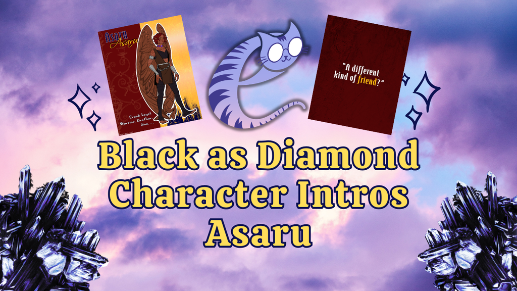 The Character - The Quote - Black as Diamond Asaru Art