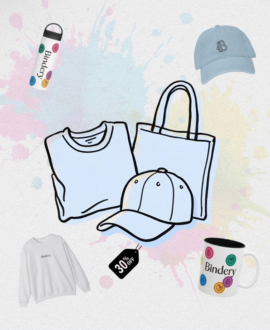 New Bindery Merch Shop: Here's your discount!