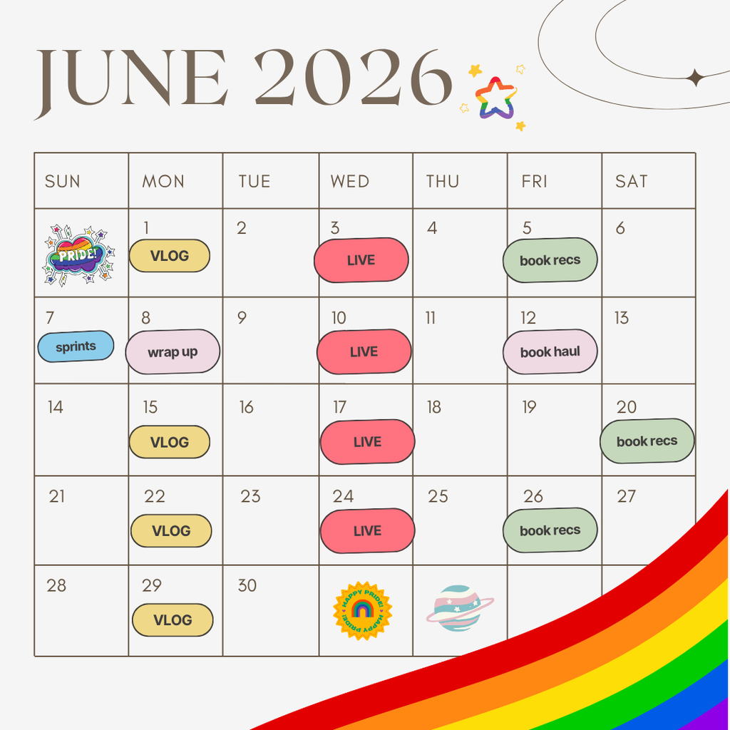 June Content Plans and Hopefuls 🌈📚
