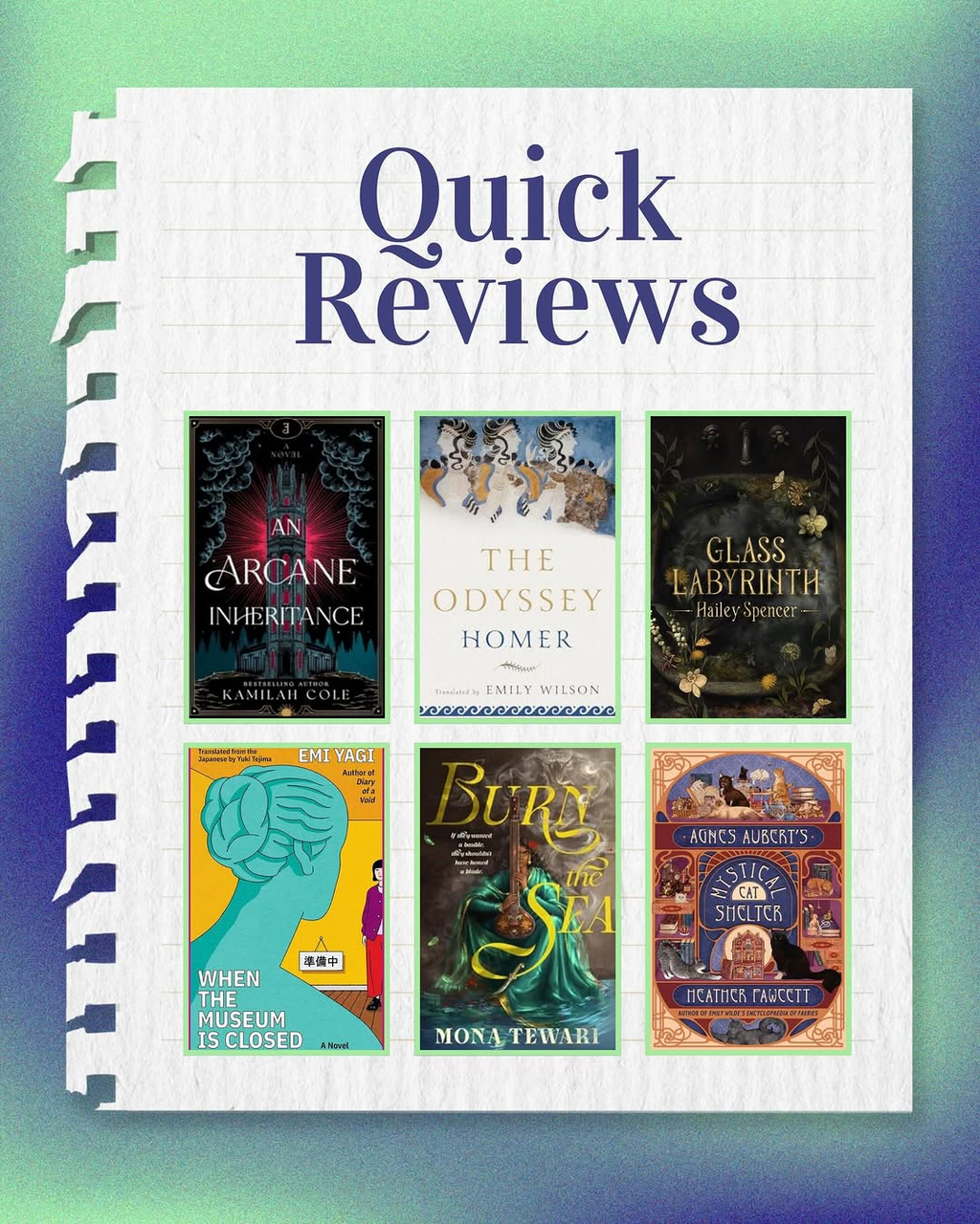 Some quick reviews of my recent reads!