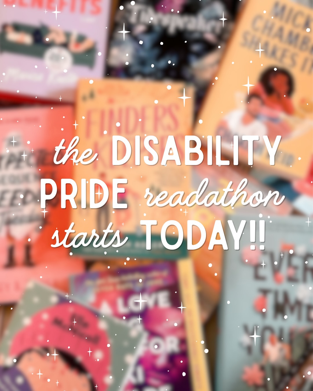 the disability pride readathon is LIVE!