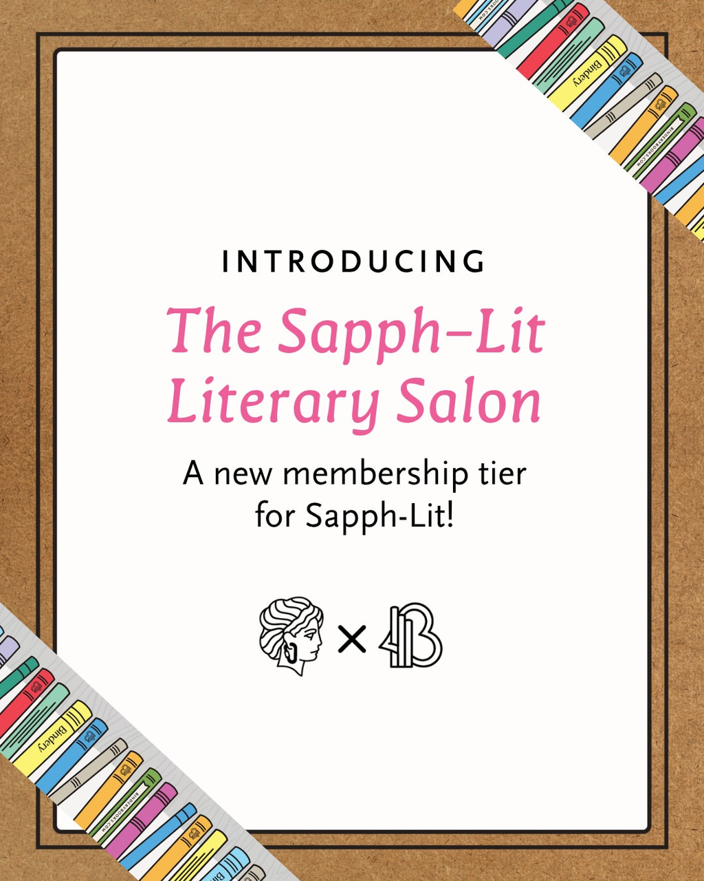 INTRODUCING the Sapph-Lit Literary Salon: a quarterly sapphic subscription box📚👩‍❤️‍💋‍👩🌈✨