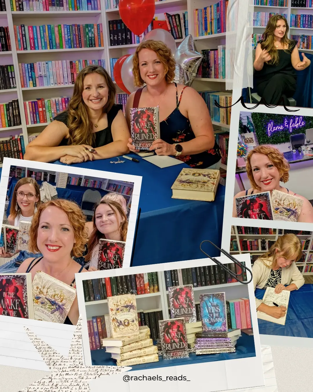 Last night was amazing! I met up with some friends to celebrate the release of @kaliecassidybooks ne