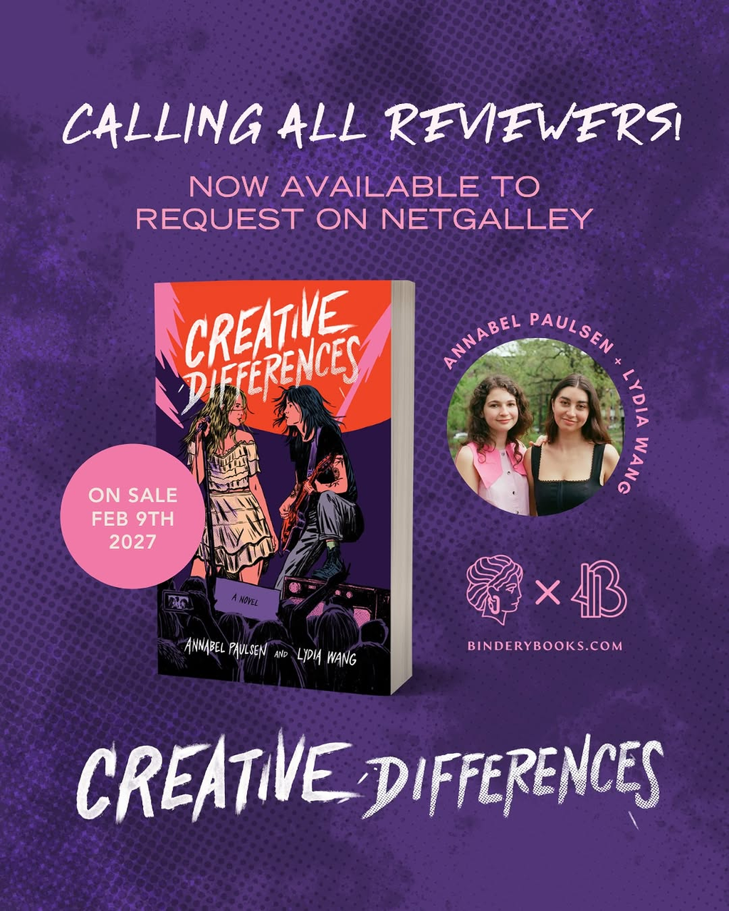 Creative Differences is now on NetGalley!