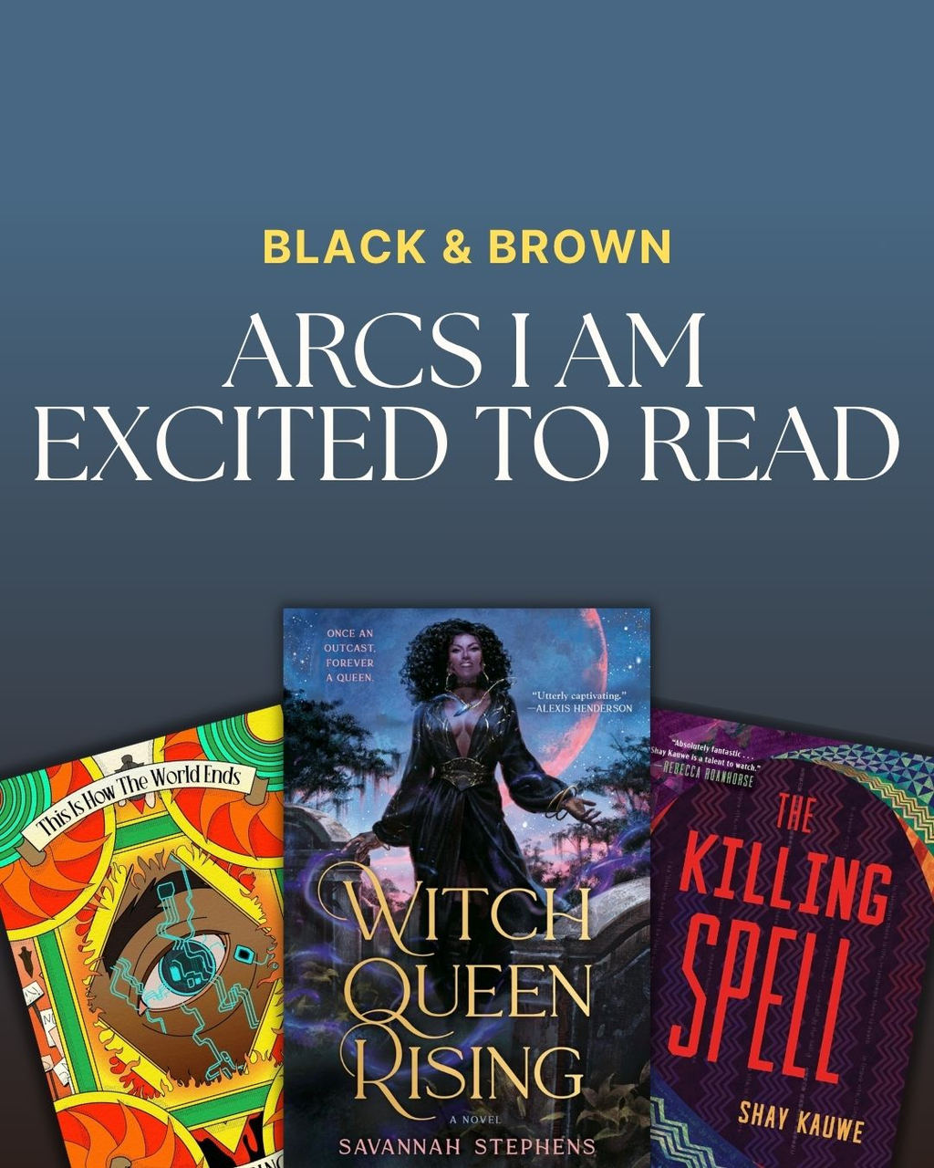 5 Black and brown ARCs I can't wait to read!