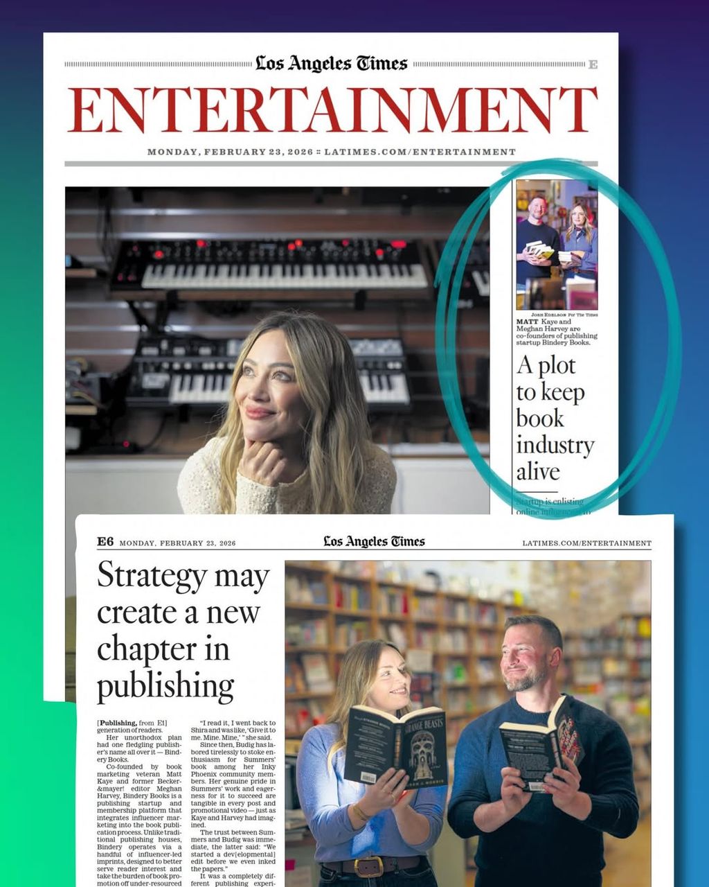 Featured in The LA Times