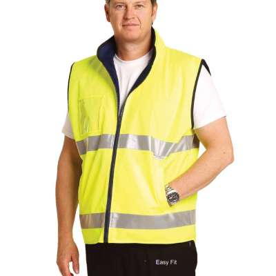 AIW Workwear Hi-Vis Reversible Safety Vest with Mandarine Collar Profile Picture