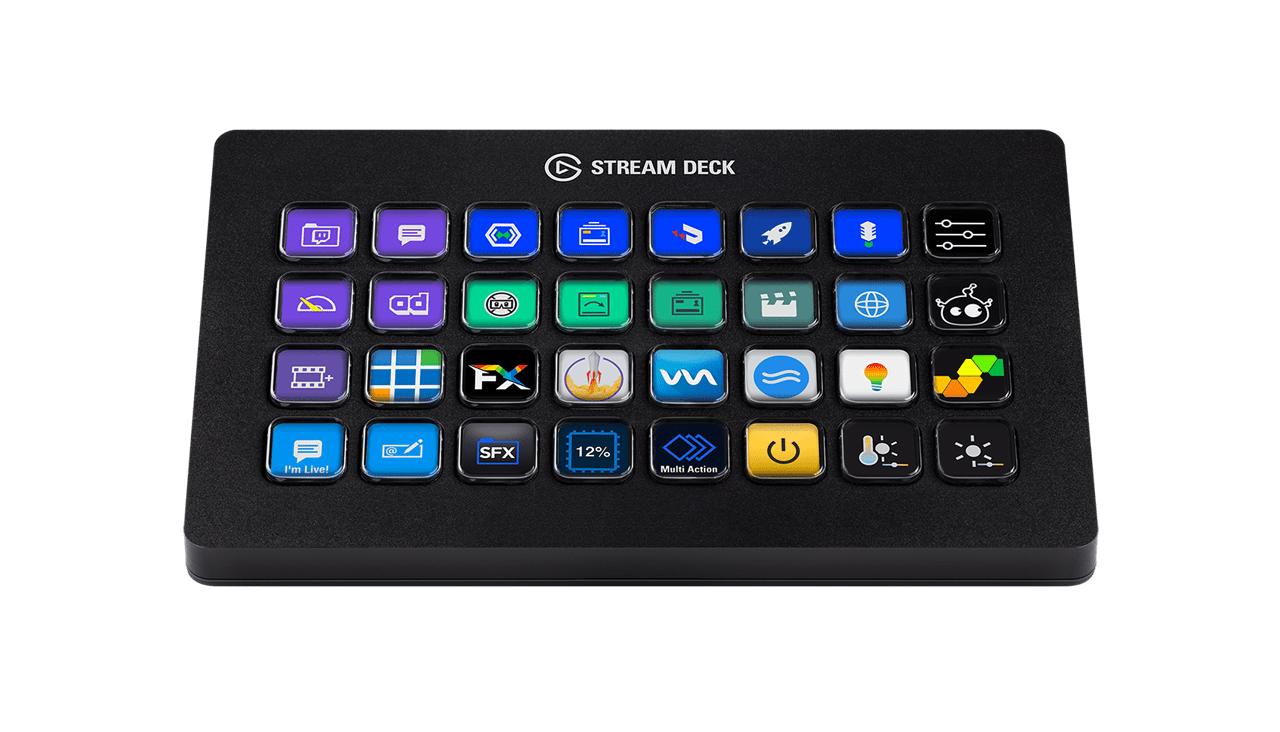 elgato STREAM DECK 10GAA9901 美品 Elgato Stream Deck MK.2 Scissor 15 Keys Control Pad, Black 10GBL9901