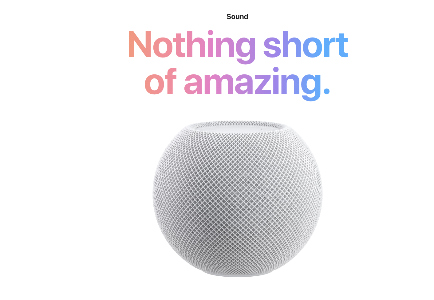 Apple HomePod Mini White