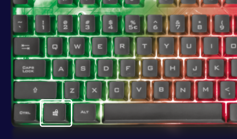 23969 Azor Keyboard Trust Illuminated Gaming 835 GXT