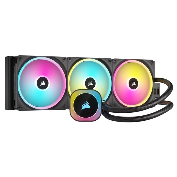 Corsair H150i iCue Link RGB AIO 360 mm CW-9061006-WW Liquid Cooling Clear