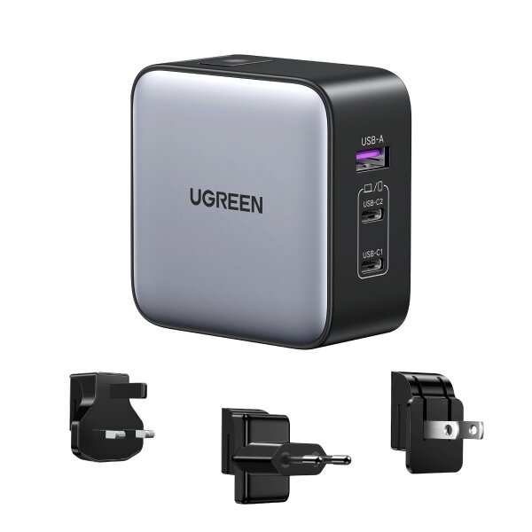  UGREEN 100W USB C Cable Bundle with 65W USB C Charger 3 Ports :  Electronics