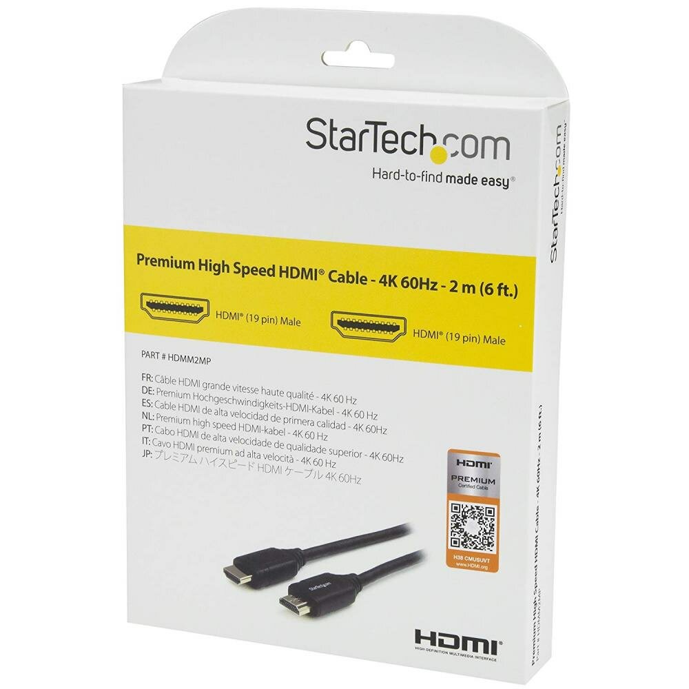 Câble Hdmi 4K Ultra Hd Premium - 2M 