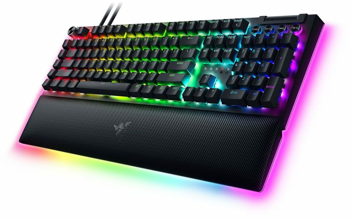 Razer Blackwidow V4 Pro Gaming Mechanical RGB Keyboard Yellow