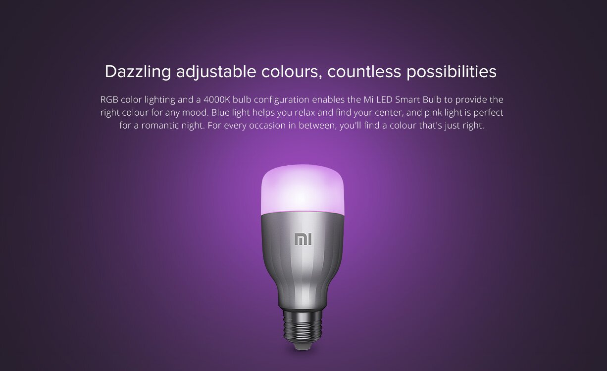 Xiaomi Lumière connectée Mi LED Smart Bulb Essential 