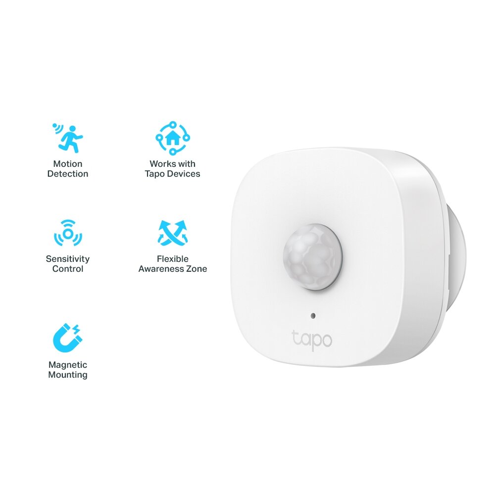 TP-LINK Tapo T100 Smart Motion Sensor (Tapo H100 Hub Required)