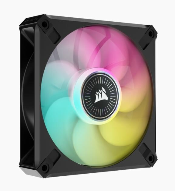 CORSAIR iCUE SP120 RGB ELITE Performance 120mm PWM Case Fan Black  CO-9050108-WW