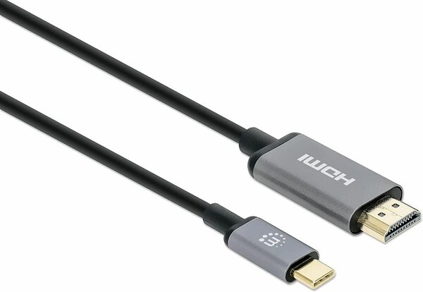 Buy Manhattan HDMI Cable HDMI-A plug, HDMI-A plug 22.50 m Black