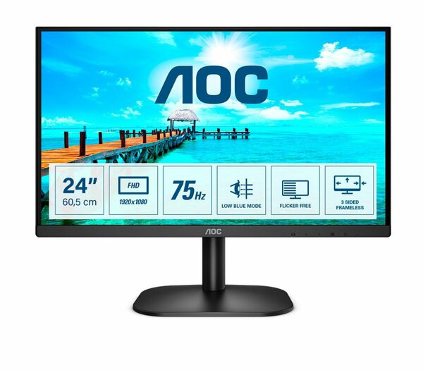 Monitor profesional hp p27h g5 64w41aa 27'/ full hd/ multimedia/ negro