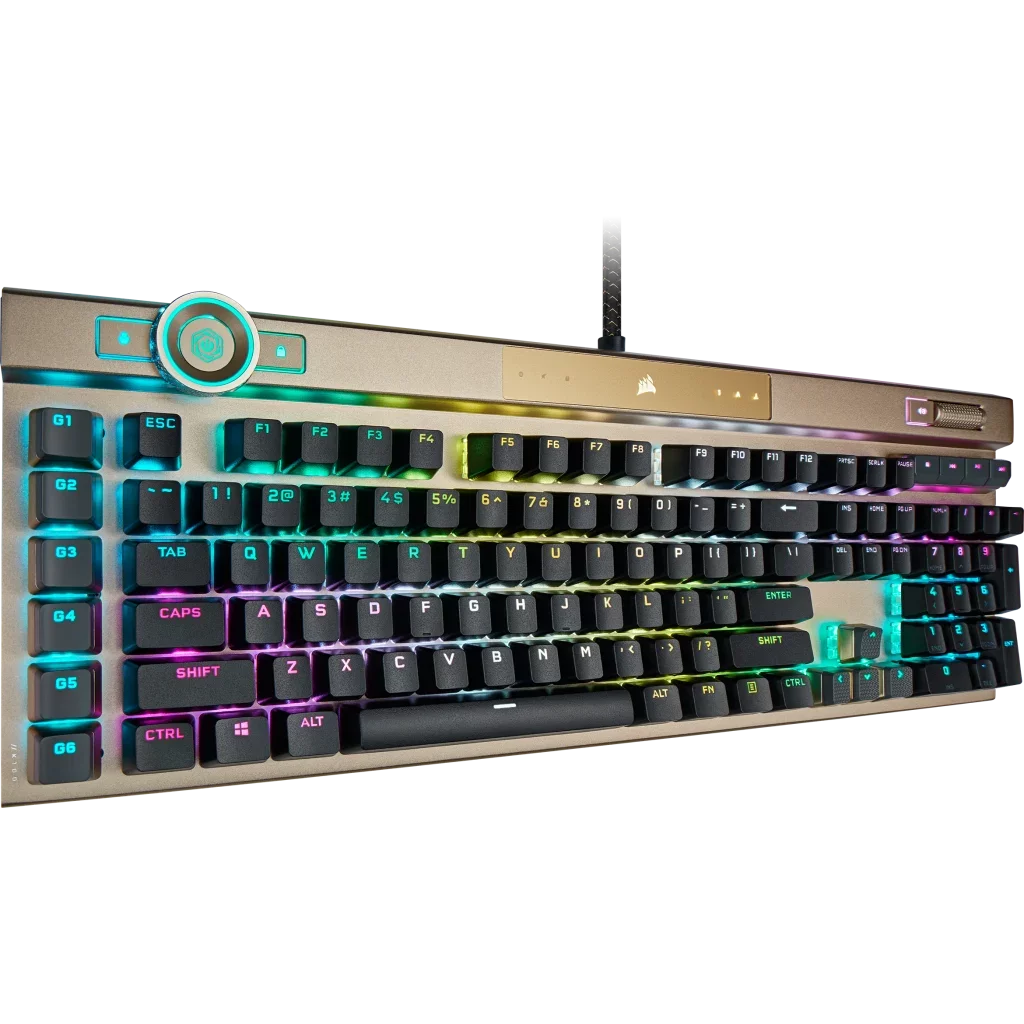 CORSAIR K100 RGB Optical-Mechanical Gaming Keyboard, Backlit RGB