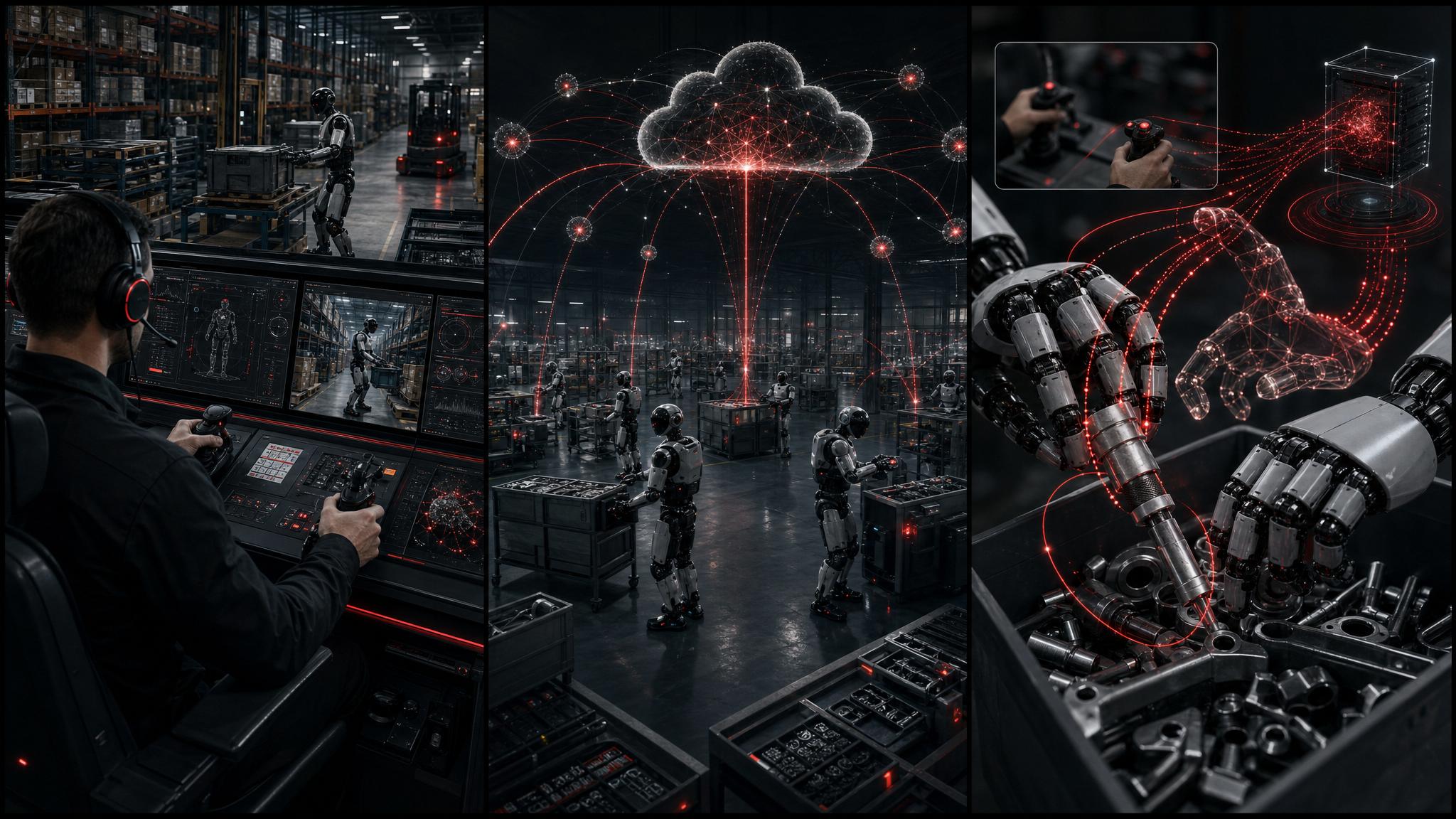Multiple robots sharing fleet data