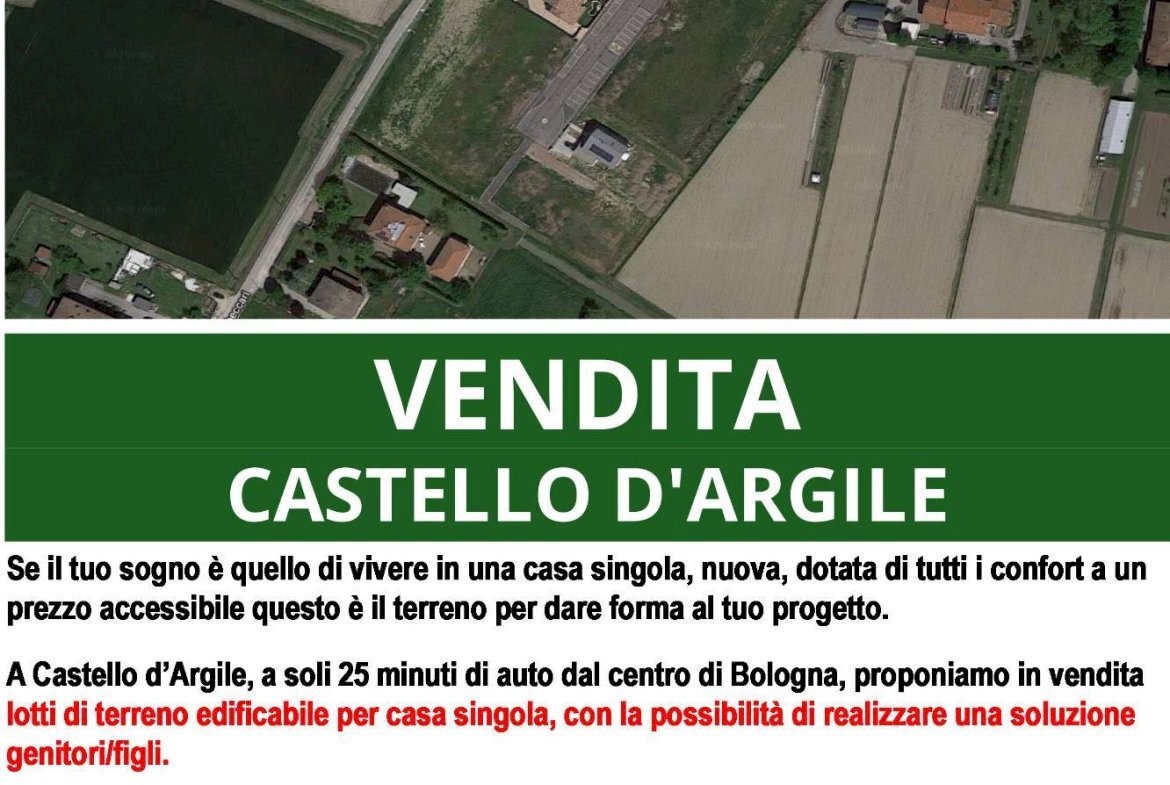 Terreno edificabile in Vendita a Castello d’Argile  – Rif. 2324/2