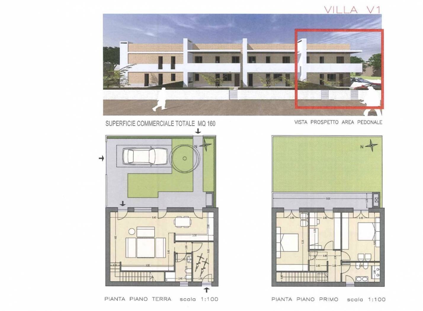 BORGO MONTONE - VILLETTA CIELO TERRA DI NUOVA COSTRUZIONE