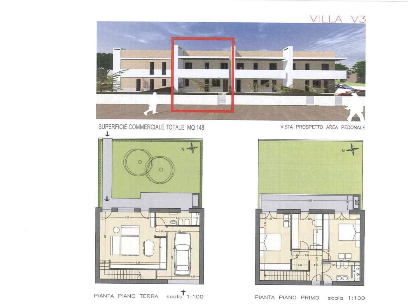 BORGO MONTONE - VILLETTA CIELO TERRA DI NUOVA COSTRUZIONE