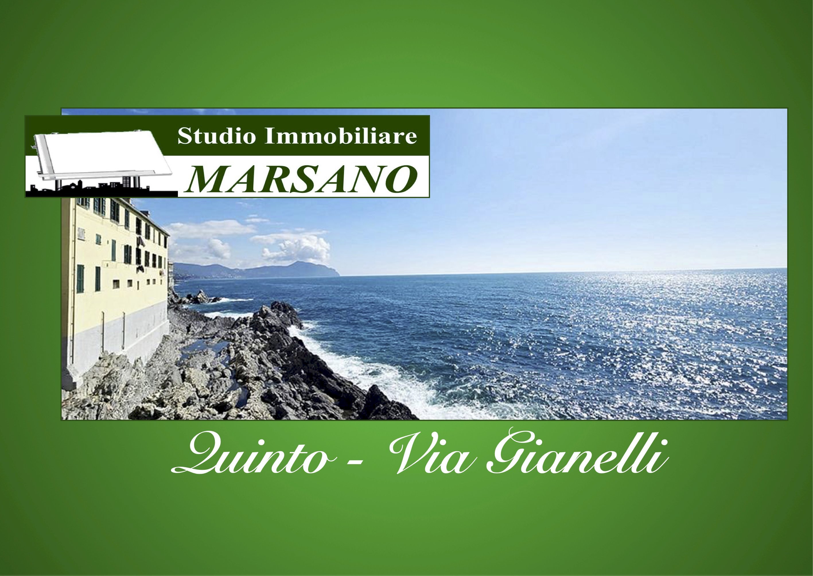 Quinto, Via Gianelli, mq. 60 con splendida vista mare