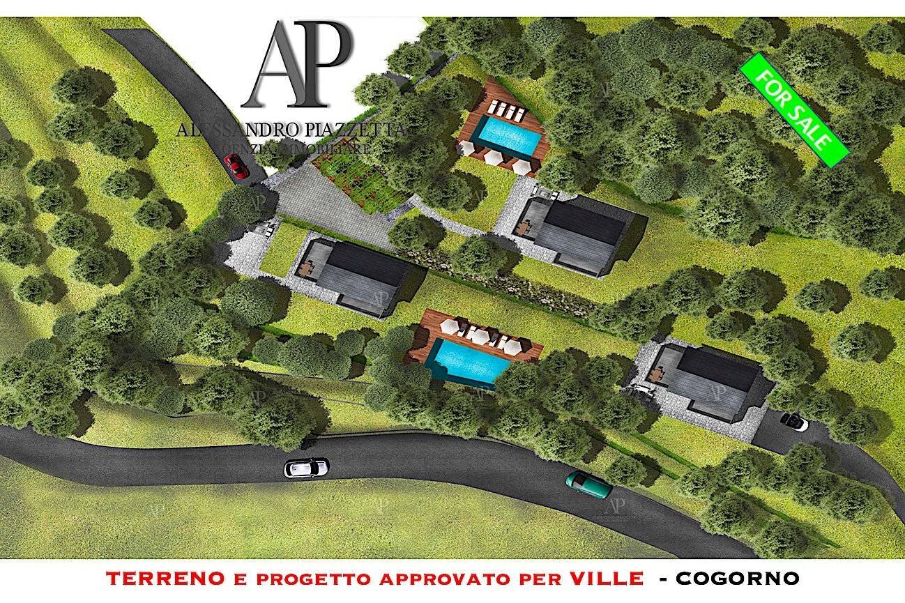 Vendita Terreno e progetto approvato per 3 ville con piscina