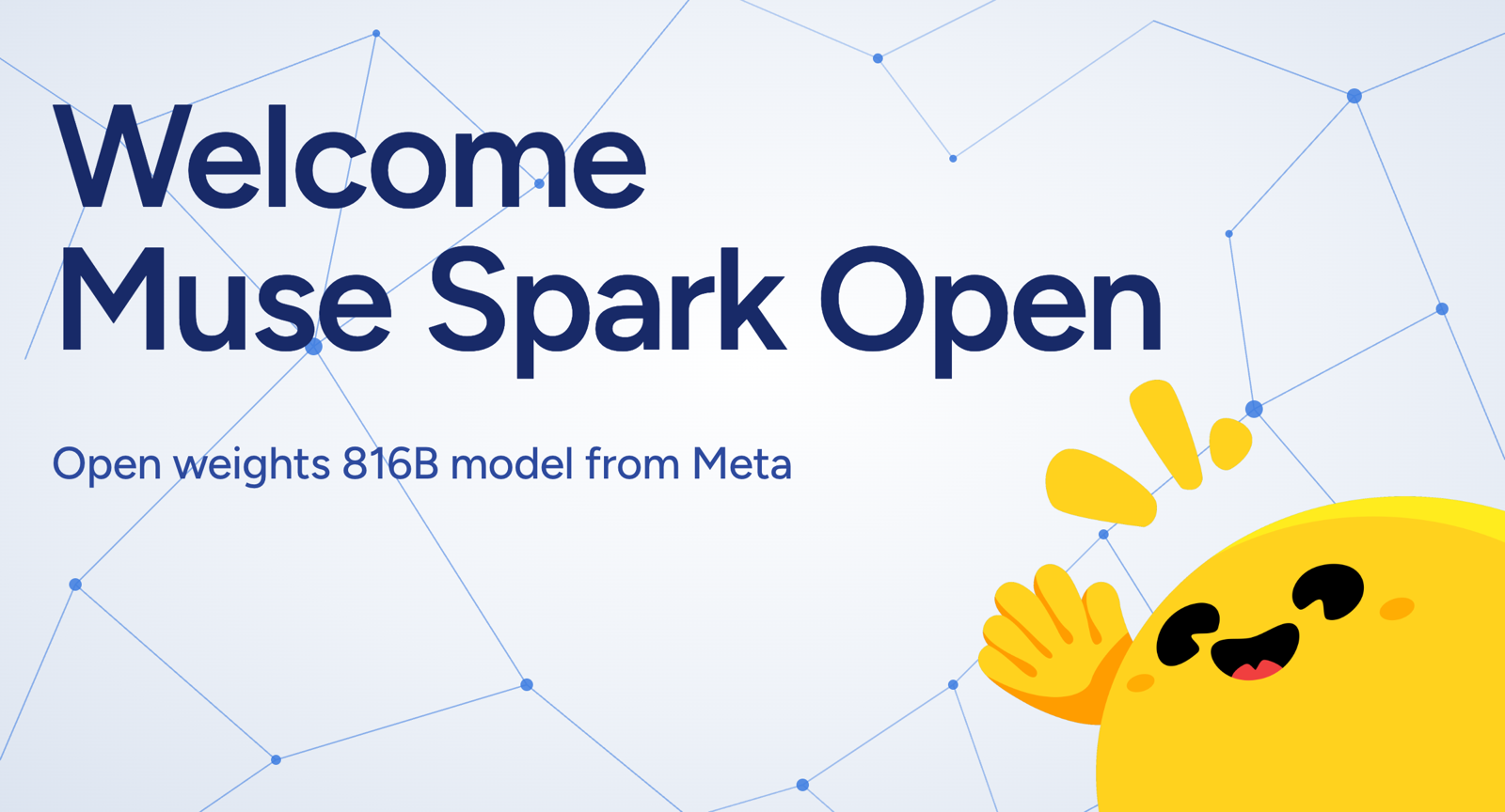 Welcome Muse Spark Open: open weights 816B model from Meta
