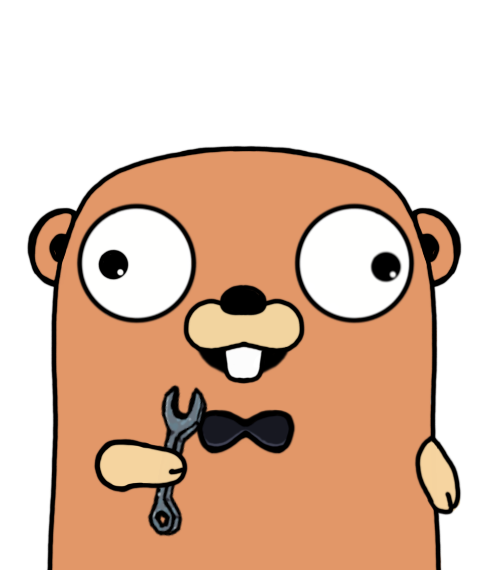 The project's gopher holding a wrench