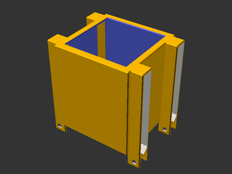 Deep side walls bracket render