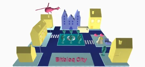 Proyecto "Ciudad en 3D" realizado con Bitbloq 3D