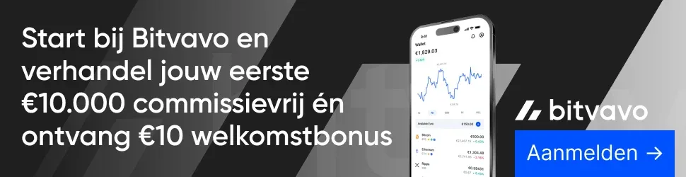 Bitvavo promotie crypto kopen belgie