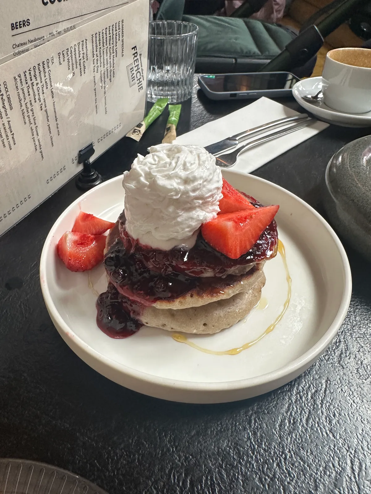 American pancakes recensie door hurkanakbiyik bij Frenchie Restaurant, Haarlem Image American pancakes recensie door hurkanakbiyik bij Frenchie Restaurant, Haarlem Image