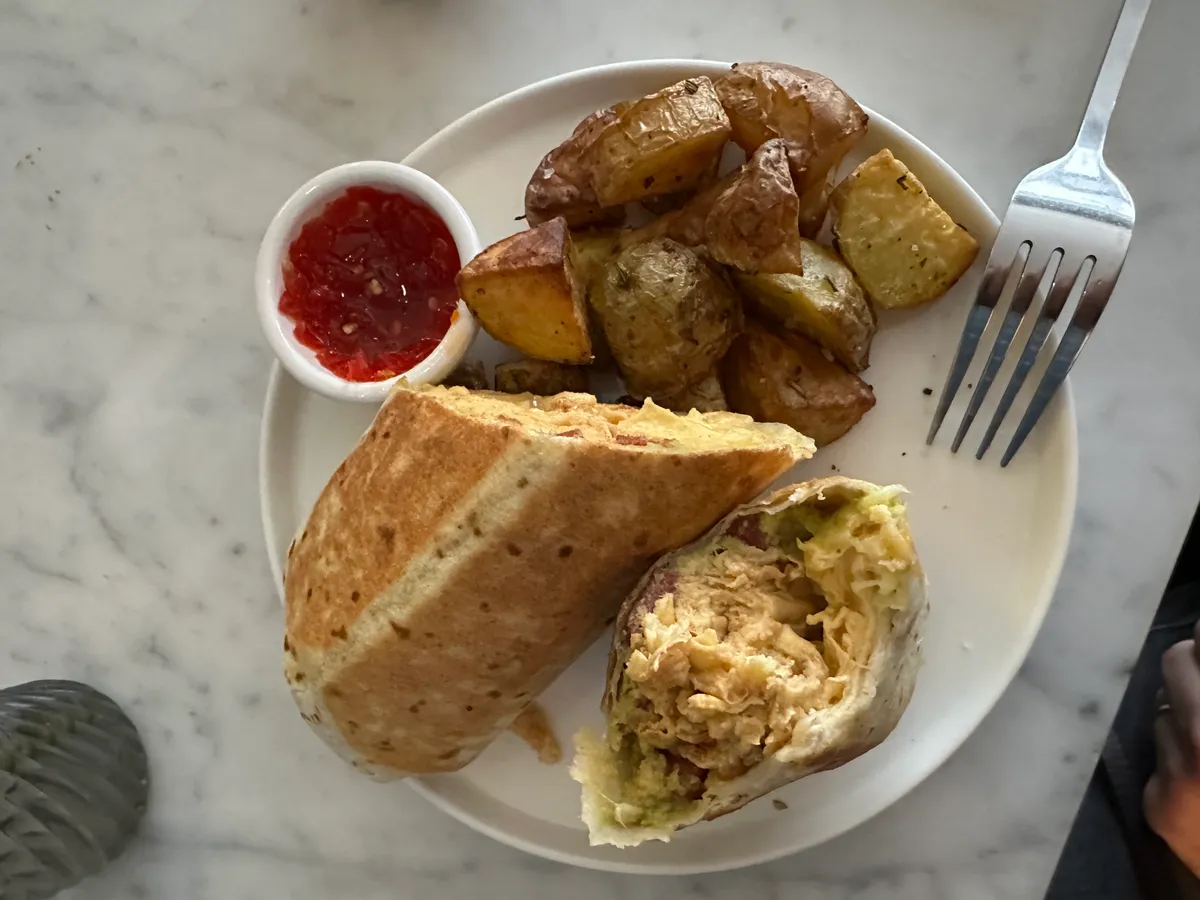 Wrap de Tortilla de Huevo