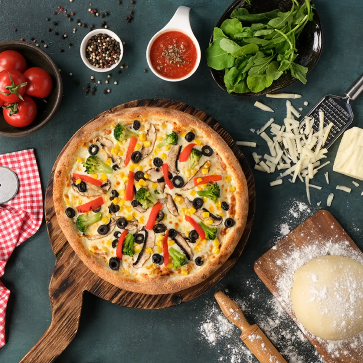 Vejeteryan Pizza