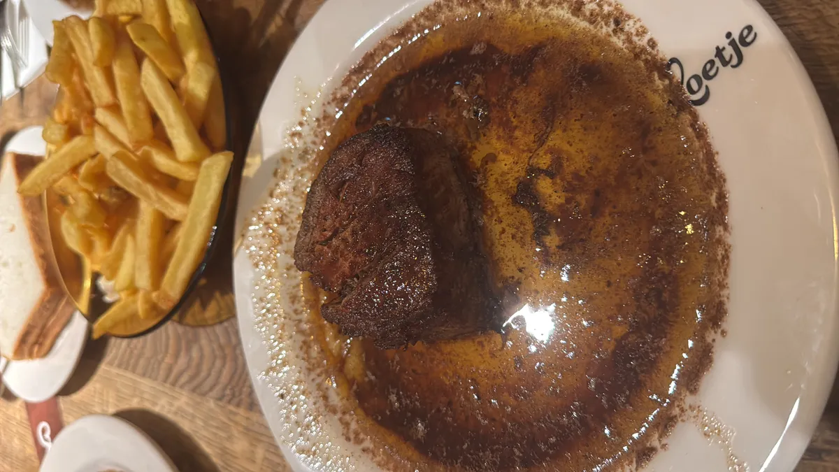 Entrecôte review by Gourmetazat at Loetje Amsterdam aan 't IJ, Amsterdam Image