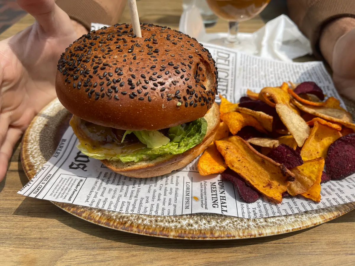 Burger recensie door Elkio bij Zofusion, Amsterdam Image